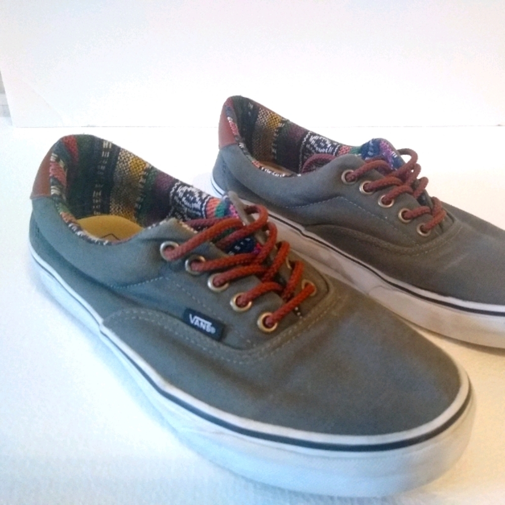 Vans Era 59 Skateboarding Shoes Mens Size 9.5 Gray